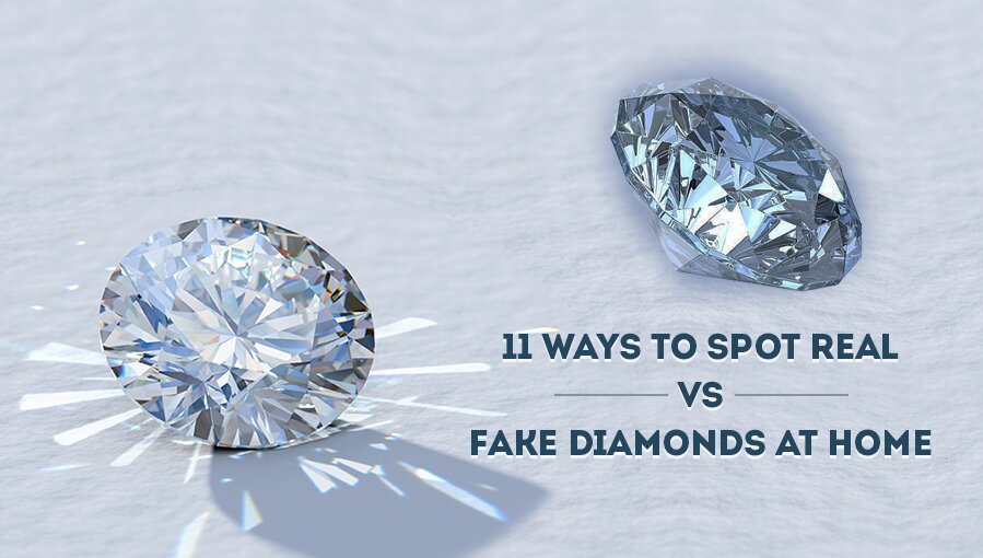 11 façons de distinguer les vrais des faux diamants à la maison