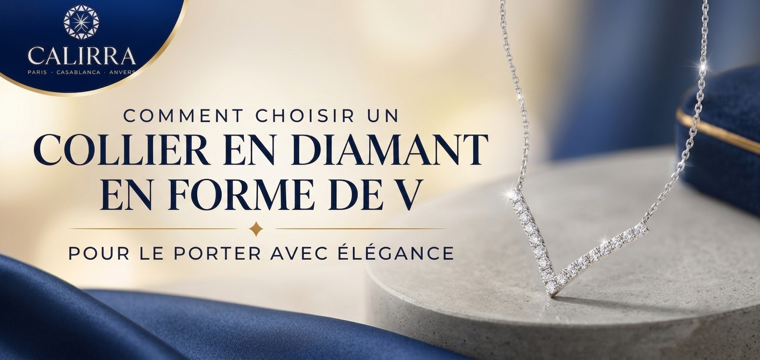 Collier en diamant en forme de V : comment le choisir et le porter
