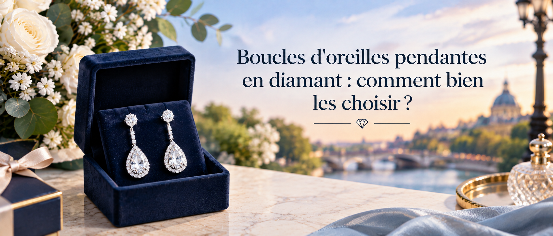 Boucles d'oreilles pendantes en diamant : comment bien les choisir ?Boucles d'oreilles pendantes en diamant : comment bien les choisir ?