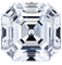 Solitaire Simple Leona Asscher cut diamant