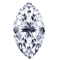 Solitaire simple Leona diamant Marquise cut